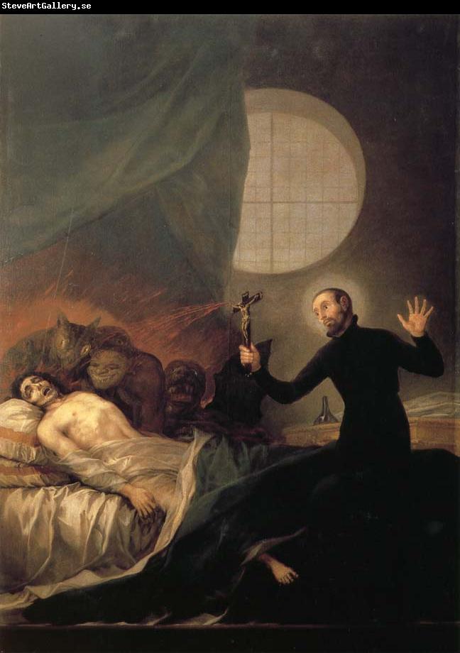 Francisco Goya St Francis Borja at the Deathbed of an Impenitent